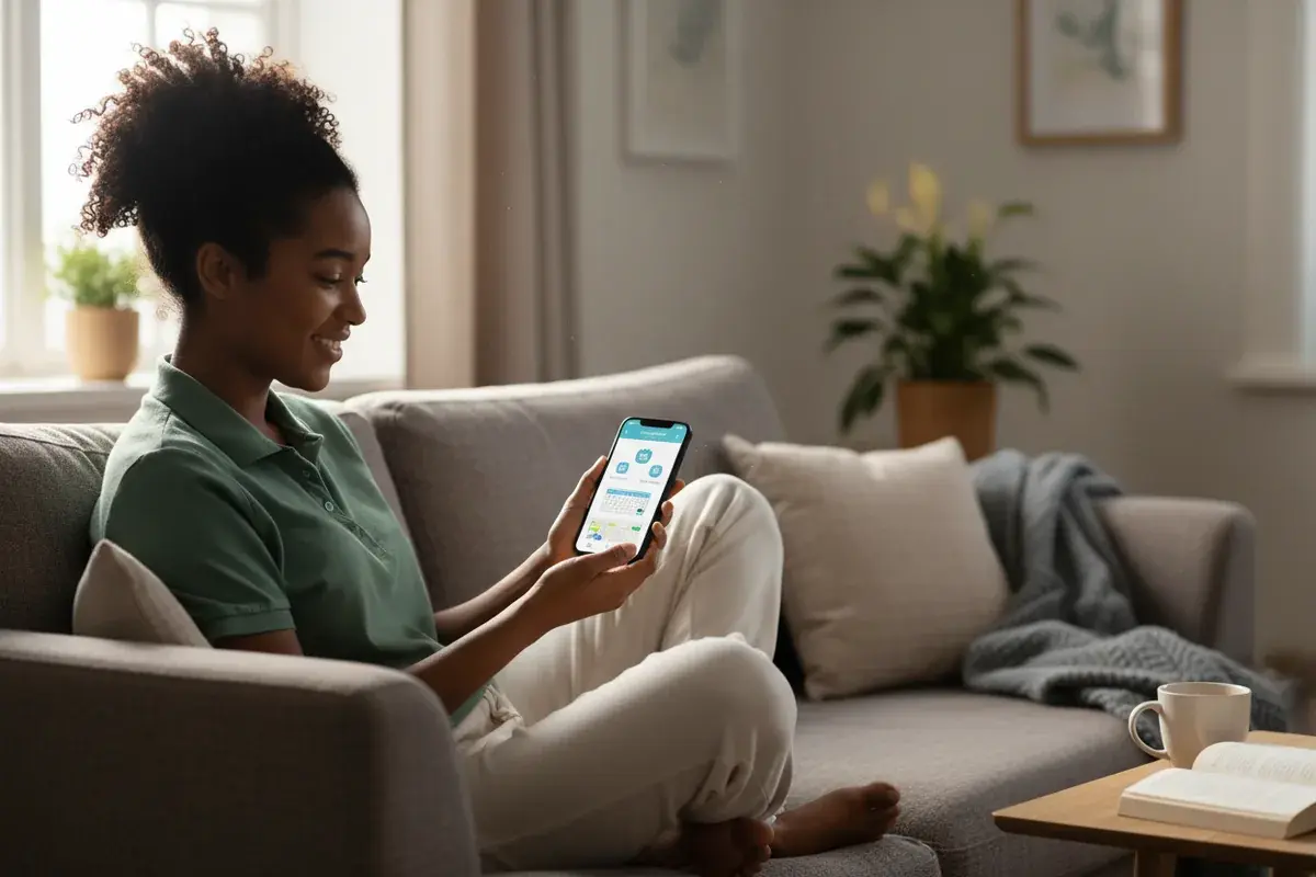 Neatly folded and packaged laundry from Super Laundry pickup and delivery